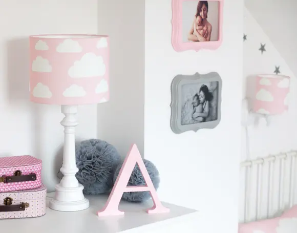 Lamps&Company, Bordslampa till barnrummet, rosa moln - Bild 3
