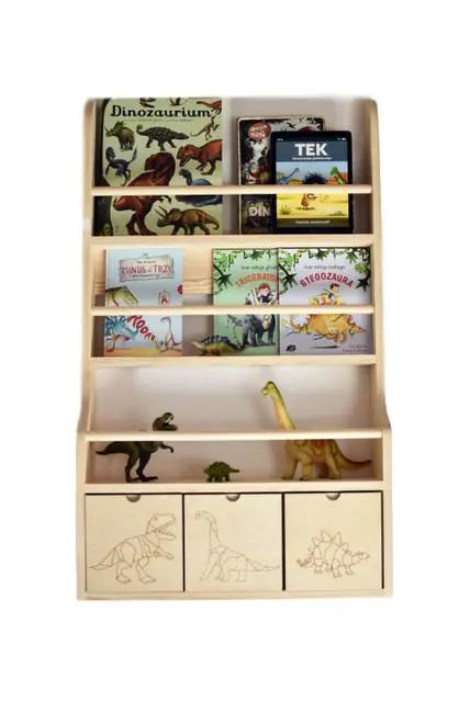 Vägghylla Dino med tre lådor, Cameleon - Bild 2