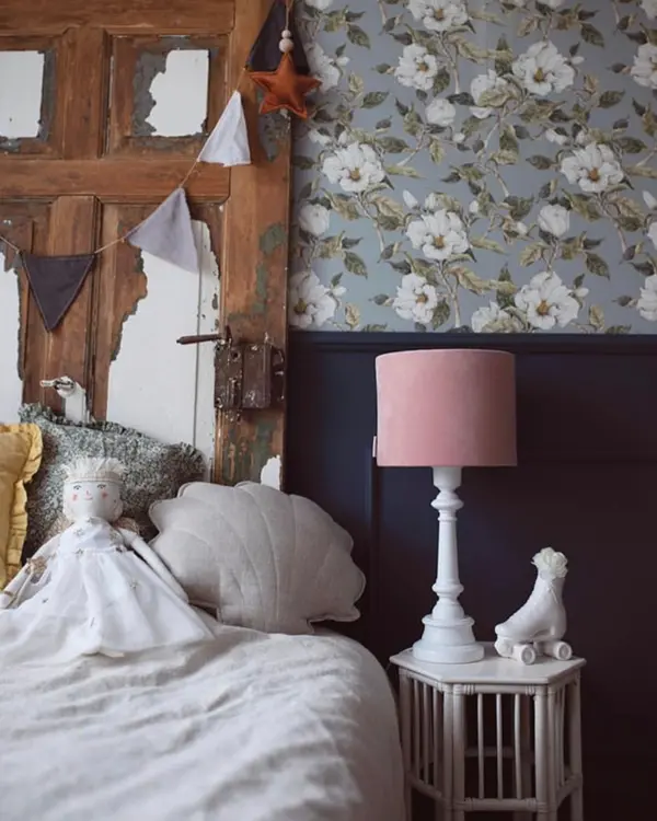 Lamps&Company, Bordslampa till barnrummet, rosa sammet - Bild 4