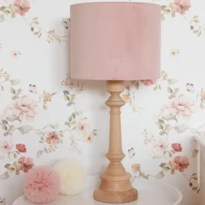 Lamps&Company, Bordslampa till barnrummet, rosa sammet