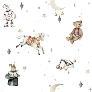 Dekornik, tapet French Toys in the Light Sky