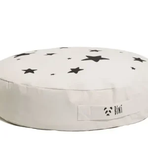 Bini puf, black stars sittpuff