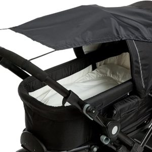 AltaBeBe AL7010-02 Solsegel med UV-skydd för barnvagnar/vagnar, svart