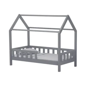 Grå hussäng junior 80×160 med skummadrass