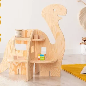 Babylove, golvbokhylla till barnrummet, Dino