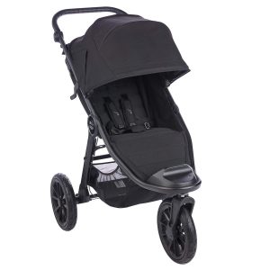 Baby Jogger City Elite 2 All-Terrain barnvagn | Vikning, bärbar barnvagn | Kolsvart)