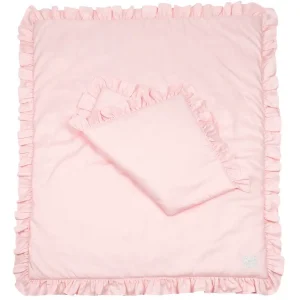 Blush bäddset spjälsäng med kudde och täcke, Cotton & Sweets