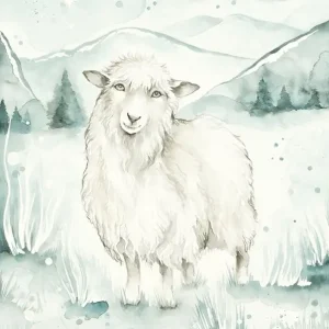 Cotton & Sweets, poster lovely sheep