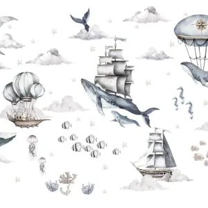Väggklistermärke Under the sea