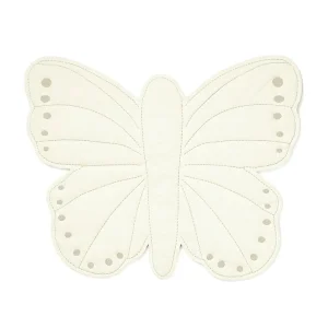 Cam Cam, lekmatta i bomull Butterfly, Off white