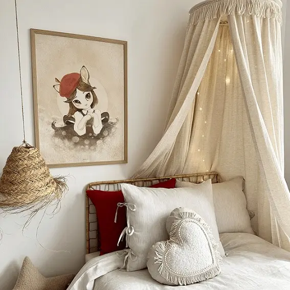 Boho twist natur sänghimmel, Cotton & Sweets - Bild 6
