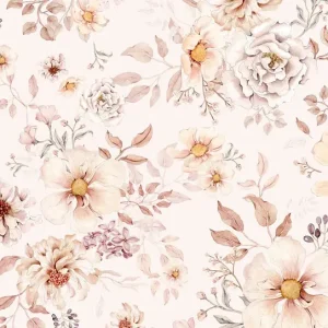 Dekorillo, tapet Boho flowers