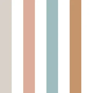 Dekornik, tapet Retro Stripes Multi