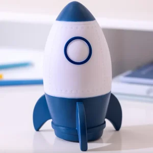 Batteridriven nattlampa till barnrummet, rocket