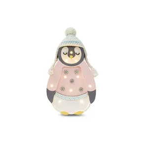 Little Lights, Nattlampa till barnrummet, baby pingvin pink