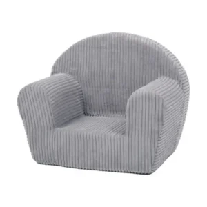 Soffa Beanbag fåtölj, grå manchester tyg