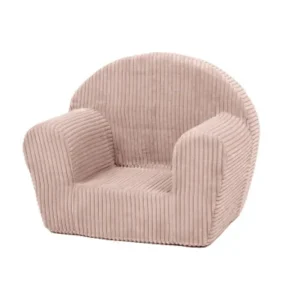 Soffa Beanbag fåtölj, rosa manchester tyg