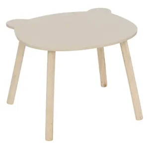 Bord teddybjörn, beige