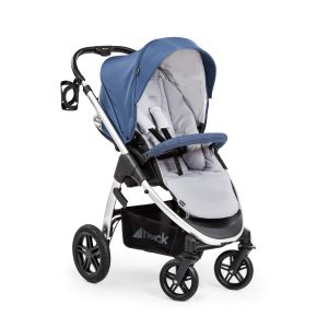 Hauck Saturn r all-terrain sport pram + benskydd, roterbar, upp till 25 kg, xl huva, kopphållare, höjdjusterbar, kompakt vikbar, kompatibel med baby carrycot & baby säte