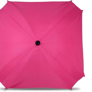 Parasoll för barnvagn, med flexibel fästarm, solskydd med UV-skydd, diameter 68 cm, Mörkrosa