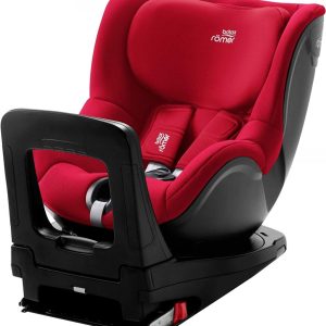 BRITAX RÖMER DUALFIX Z-LINE i-SIZE bilbarnstol, 360° vridbar, barn från 61-105 cm (grupp 0+/1) under 3 månader till 4 år, Fire Red