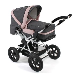 Chic 4 baby viva 100 67 Combi Pushchair med Carry Bag Jeans Melange Grey