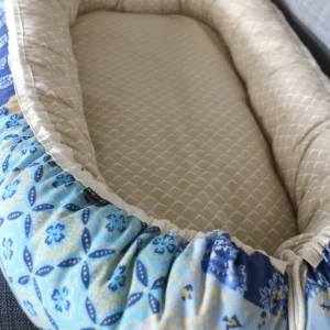 Babynest Blåbeige