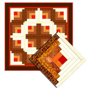 Off Center Log Cabin FS410