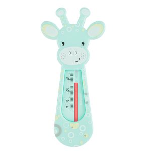 Badtermometer giraff turkos